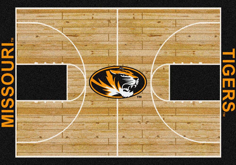 Missouri Tigers 5' 4" x 7' 8" Home Court Area Rug