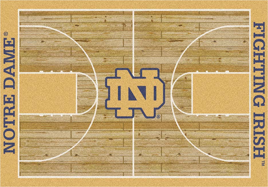 Notre Dame Fighting Irish 5' 4" x 7' 8" Home Court Area Rug