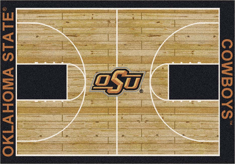 Oklahoma State Cowboys 5' 4" x 7' 8" Home Court Area Rug