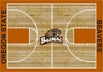 Oregon State Beavers 7' 8" x 10' 9" Home Court Area Rug
