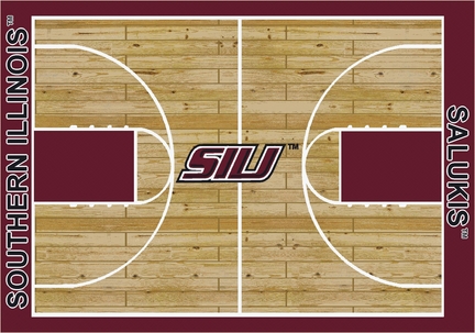 Southern Illinois Salukis 7' 8" x 10' 9" Home Court Area Rug