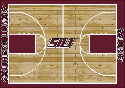 Southern Illinois Salukis 5' 4" x 7' 8" Home Court Area Rug