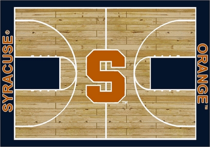 Syracuse Orangemen 7' 8" x 10' 9" Home Court Area Rug