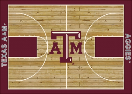 Texas A & M Aggies 5' 4" x 7' 8" Home Court Area Rug