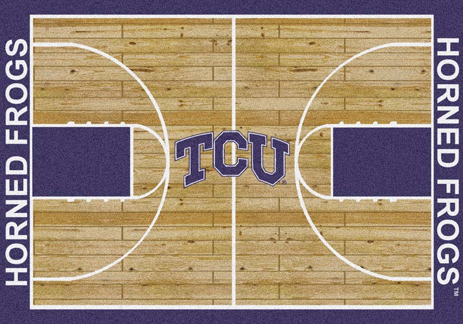 Texas Christian Horned Frogs 5' 4" x 7' 8" Home Court Area Rug