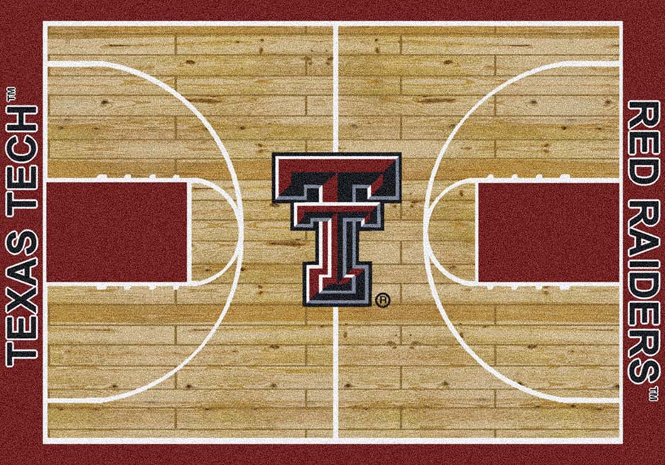 Texas Tech Red Raiders 7' 8" x 10' 9" Home Court Area Rug