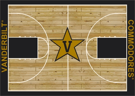 Vanderbilt Commodores 7' 8" x 10' 9" Home Court Area Rug