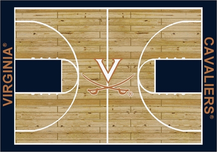 Virginia Cavaliers 5' 4" x 7' 8" Home Court Area Rug