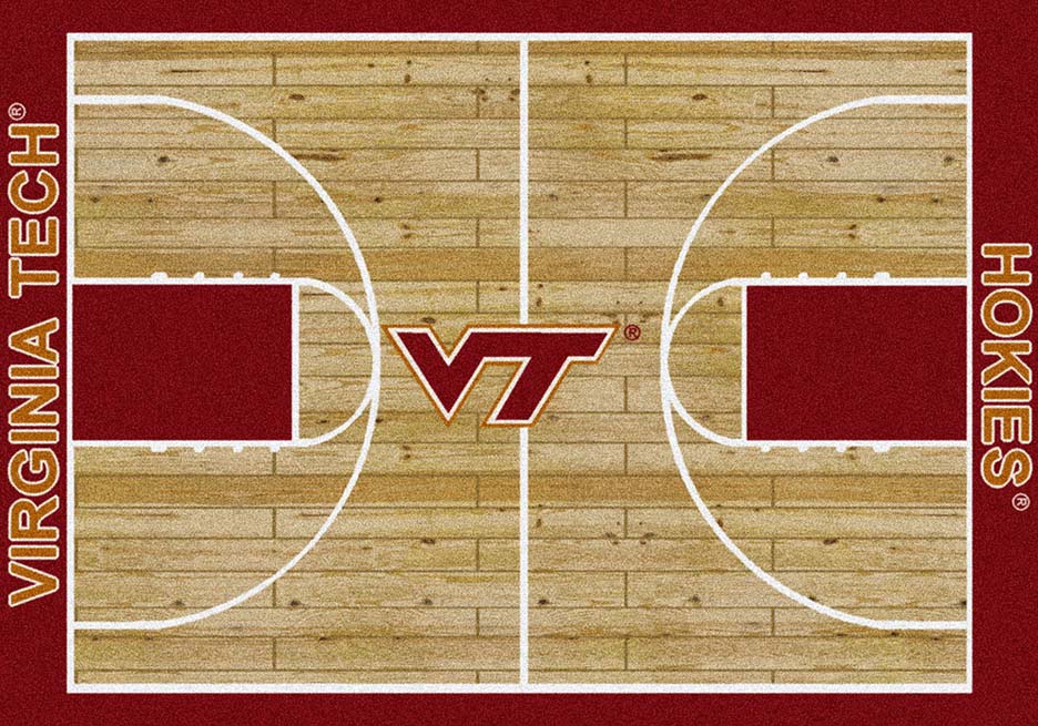 Virginia Tech Hokies 5' 4" x 7' 8" Home Court Area Rug