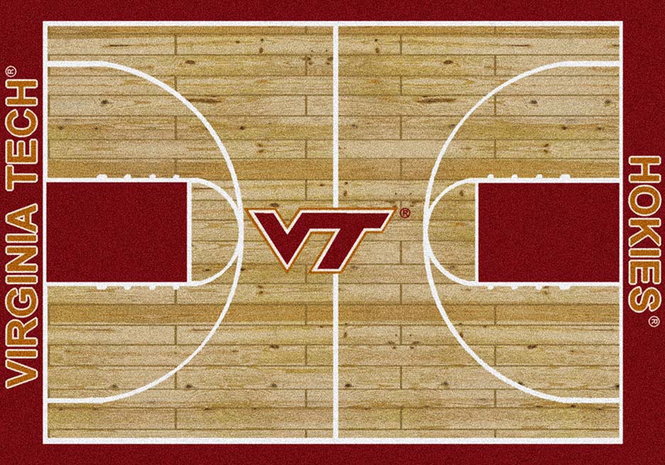 Virginia Tech Hokies 7' 8" x 10' 9" Home Court Area Rug