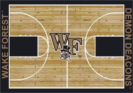 Wake Forest Demon Deacons 5' 4" x 7' 8" Home Court Area Rug