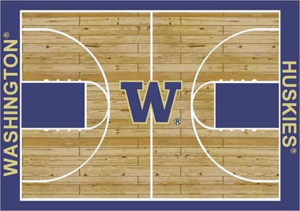 Washington Huskies 7' 8" x 10' 9" Home Court Area Rug