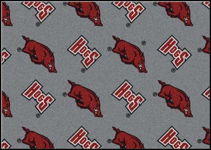 Arkansas Razorbacks 3' 10" x 5' 4" Team Repeat Area Rug