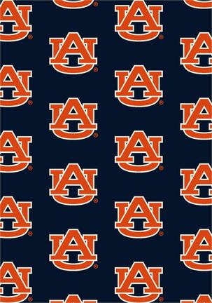 Auburn Tigers 7' 8" x 10' 9" Team Repeat Area Rug