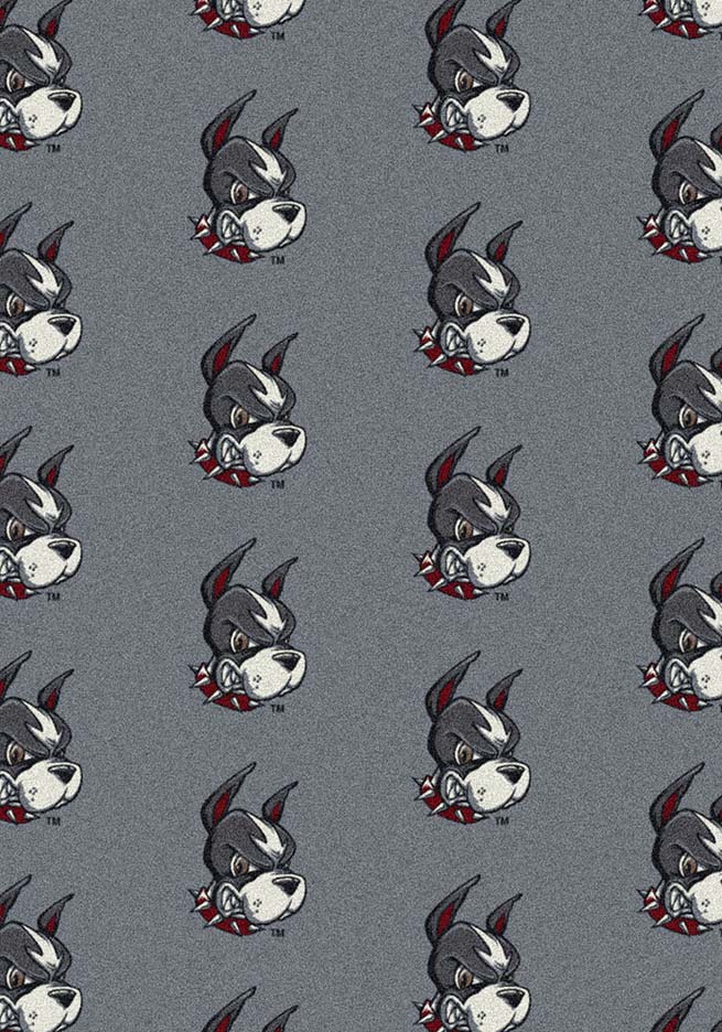 Boston Terriers 3' 10" x 5' 4" Team Repeat Area Rug