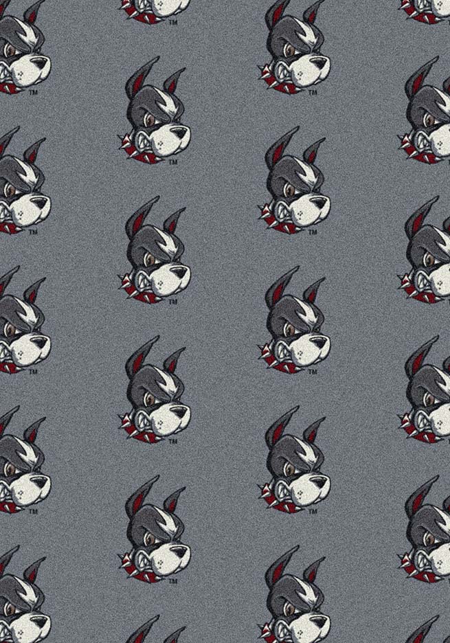 Boston Terriers 3' 10" x 5' 4" Team Repeat Area Rug