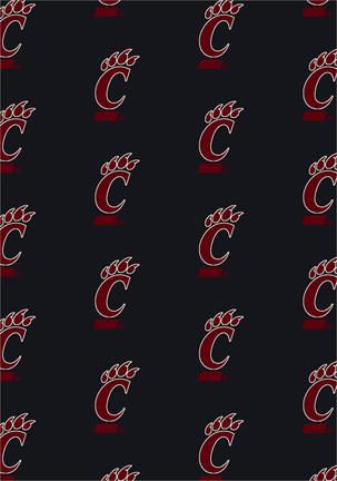 Cincinnati Bearcats 7' 8" x 10' 9" Team Repeat Area Rug