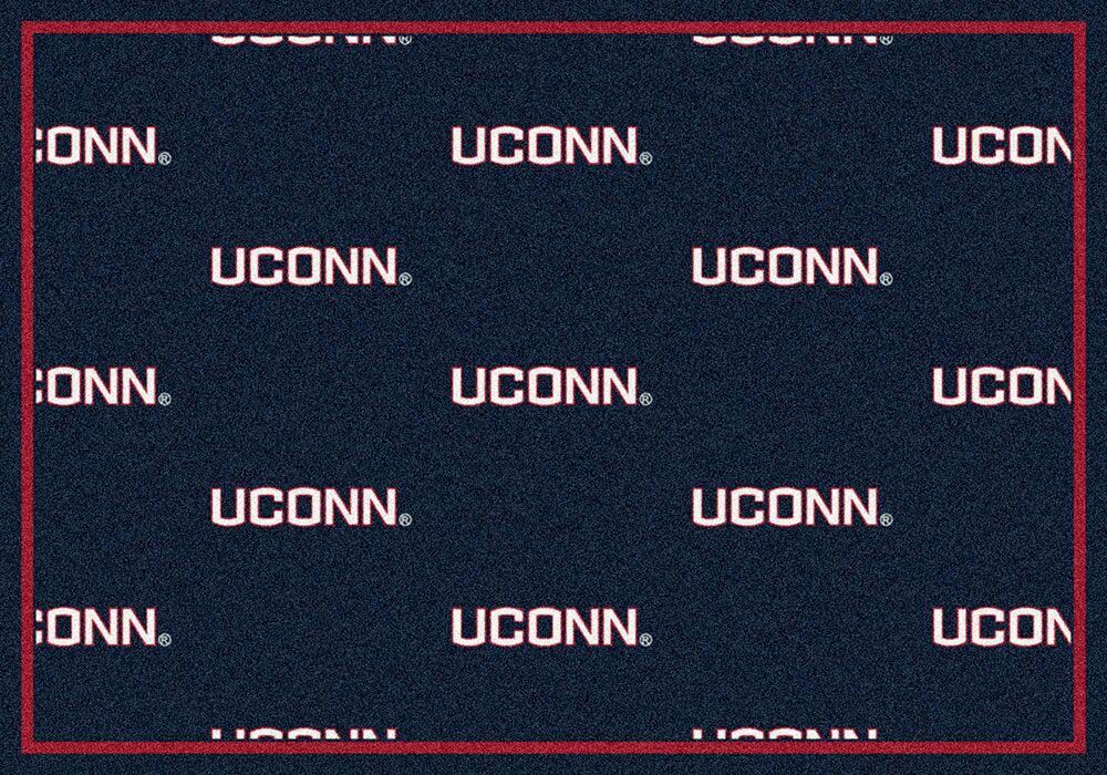 Connecticut Huskies 7' 8" x 10' 9" Team Repeat Area Rug