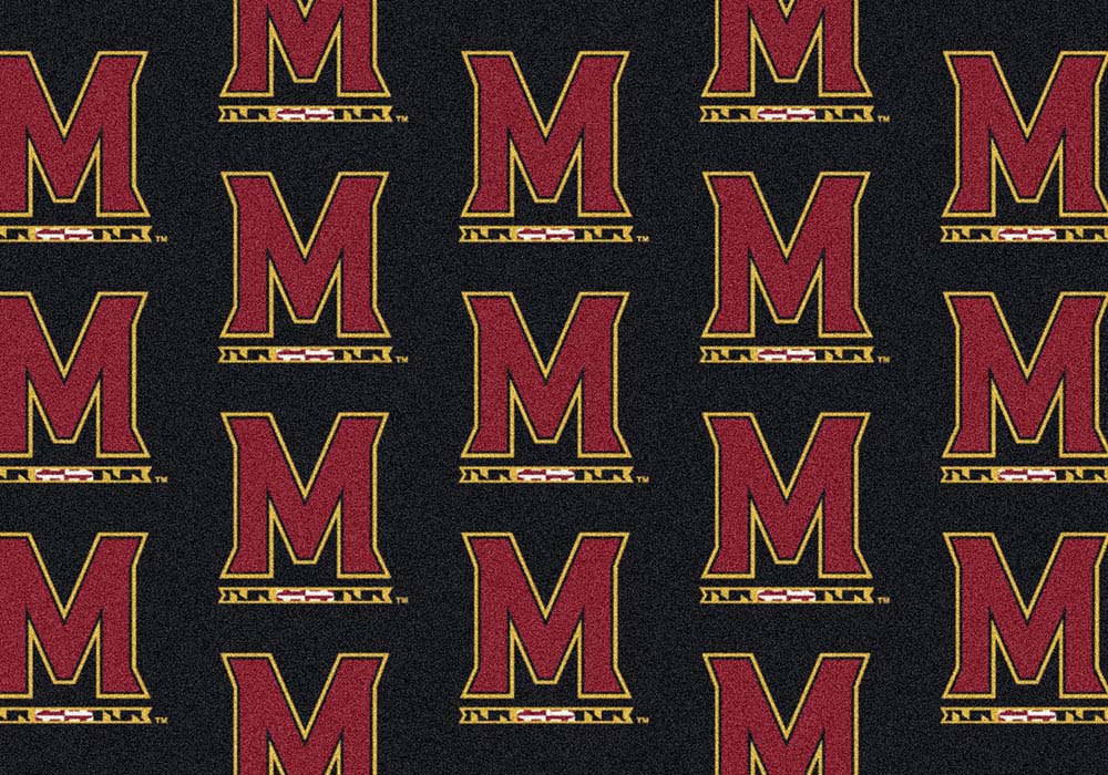 Maryland Terrapins 7' 8" x 10' 9" Team Repeat Area Rug