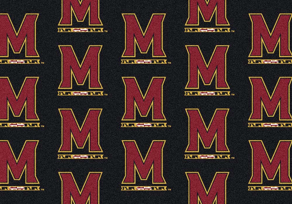 Maryland Terrapins 7' 8" x 10' 9" Team Repeat Area Rug