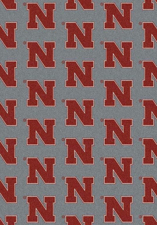 Nebraska Cornhuskers 7' 8" x 10' 9" Team Repeat Area Rug