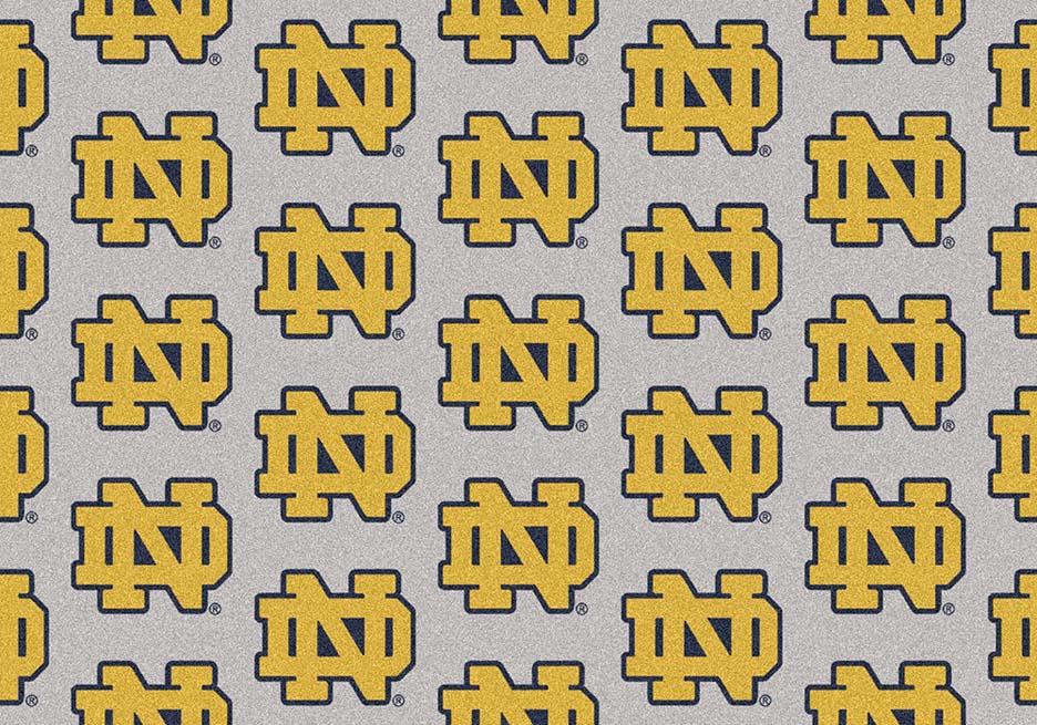 Notre Dame Fighting Irish 3' 10" x 5' 4" Team Repeat Area Rug