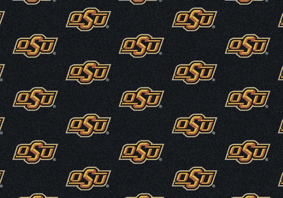 Oklahoma State Cowboys 3' 10" x 5' 4" Team Repeat Area Rug