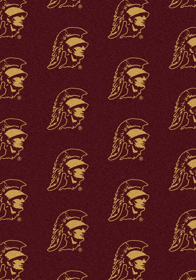 USC Trojans 3' 10" x 5' 4" Team Repeat Area Rug