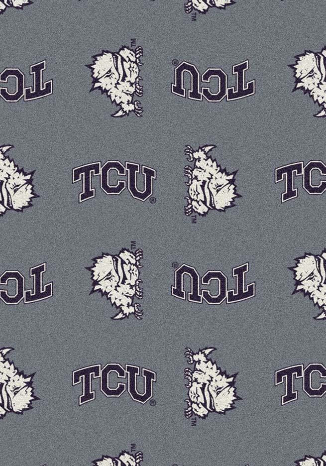 Texas Christian Horned Frogs 7' 8" x 10' 9" Team Repeat Area Rug