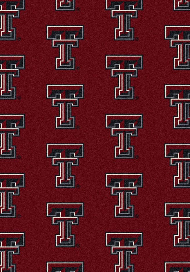 Texas Tech Red Raiders 3' 10" x 5' 4" Team Repeat Area Rug