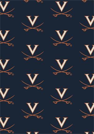 Virginia Cavaliers 7' 8" x 10' 9" Team Repeat Area Rug