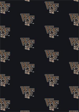 Wake Forest Demon Deacons 5' 4" x 7' 8" Team Repeat Area Rug