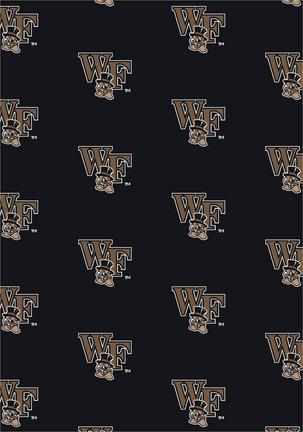 Wake Forest Demon Deacons 5' 4" x 7' 8" Team Repeat Area Rug