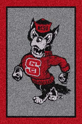 North Carolina State Wolfpack (Vertical) 22" x 33" Team Door Mat