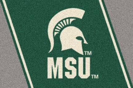 Michigan State Spartans "MSU" 4' x 6' Team Door Mat