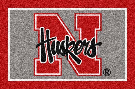 Nebraska Cornhuskers 4' x 6' Team Door Mat