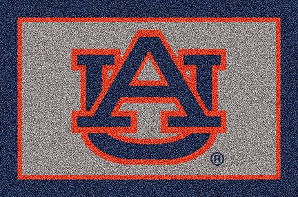 Auburn Tigers Blue "UA" 4' x 6' Team Door Mat