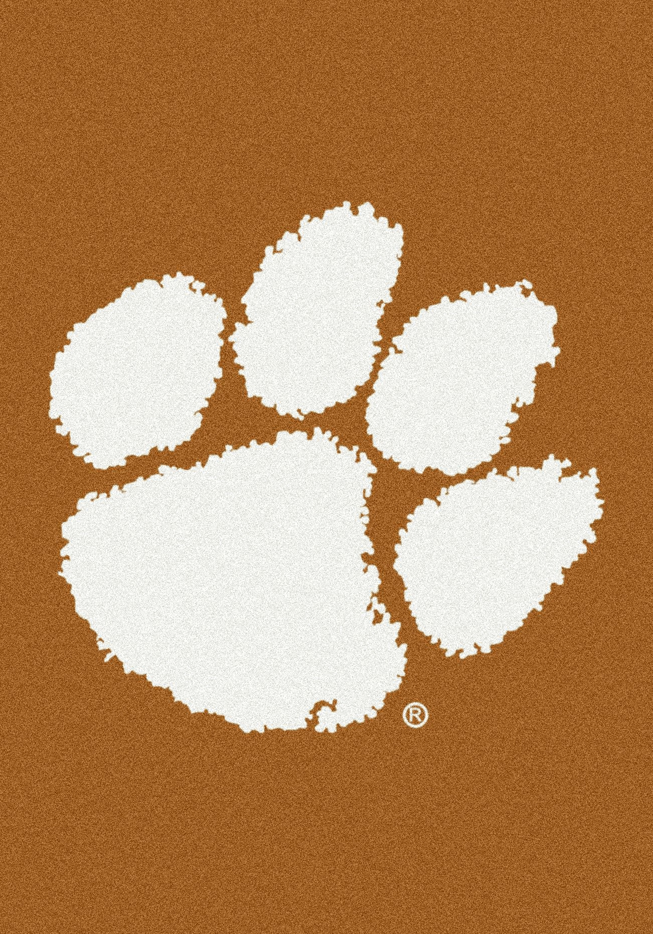 Clemson Tigers (Vertical) 4' x 6' Team Door Mat