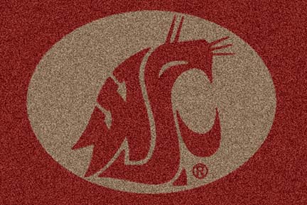 Washington State Cougars 5' x 8' Team Door Mat