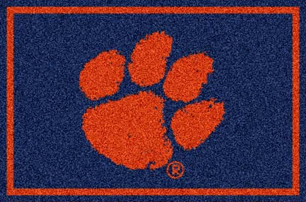 Clemson Tigers (Horizontal) 22" x 33" Team Door Mat