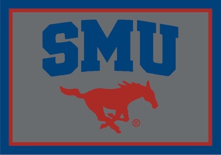 Southern Methodist (SMU) Mustangs 5' x 8' Team Door Mat