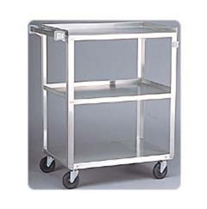 16 1/4"L x 27 1/2"W x 32 1/8"H Storage Cart with 3 Shelves