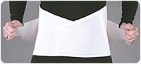 White Dura-Foam&trade; Duo-Adjustable Back Support (Regular)