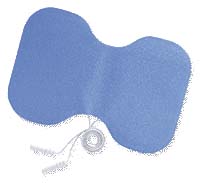 6" x 4" Butterfly Gentle Blue&reg; Back Electrode for Lumbosacral Stimulation