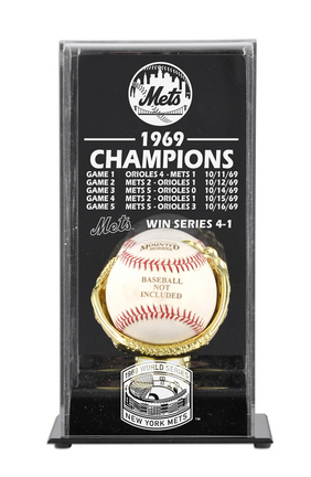 1969 New York Mets World Series Champions Display Case