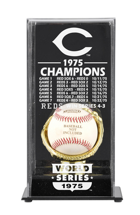 1975 Cincinnati Reds World Series Champions Display Case
