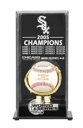 2005 Chicago White Sox World Series Champions Display Case
