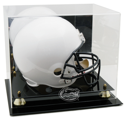 Florida Gators Logo Golden Classic Full Size Helmet Display Case