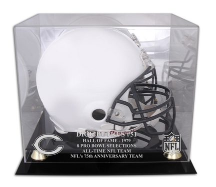 Dick Butkus Chicago Bears Hall of Fame 1979 Golden Classic Helmet Case