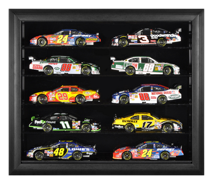 Black Framed Wall Mounted Die Cast Car Case